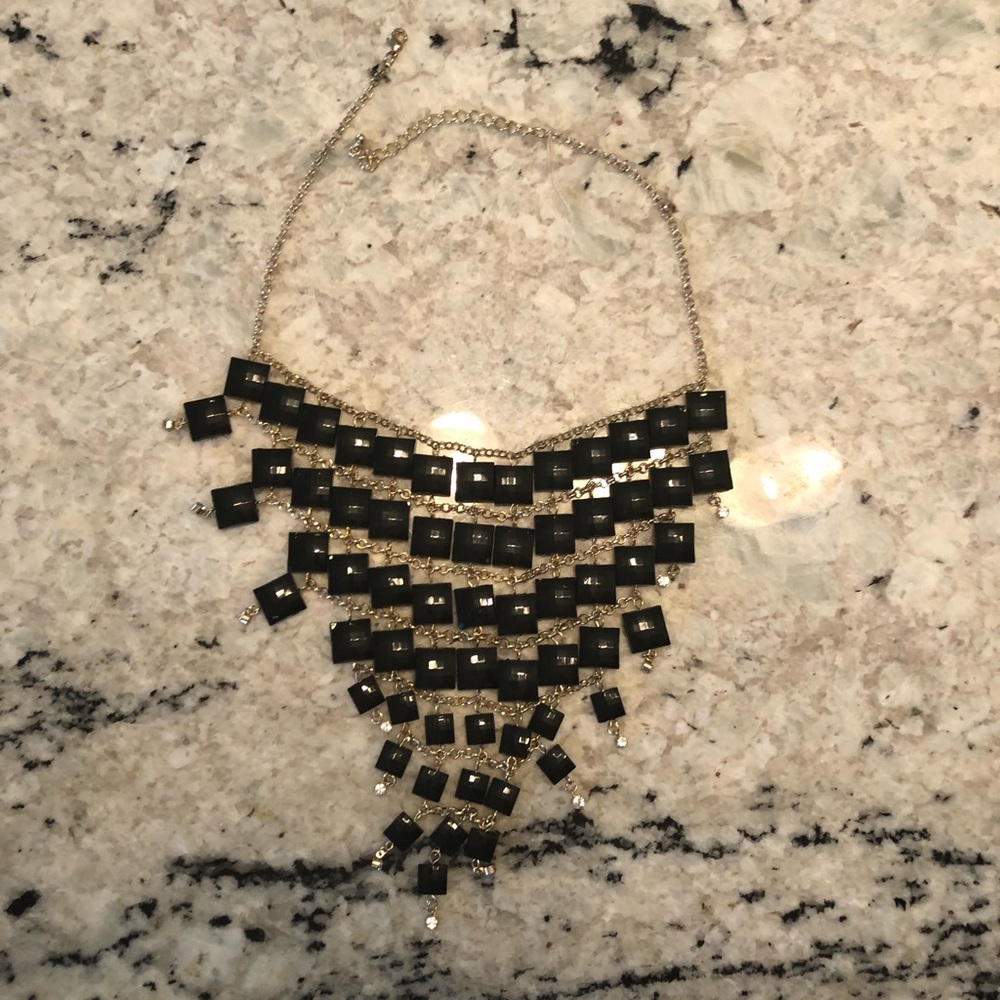 Black and gold necklace